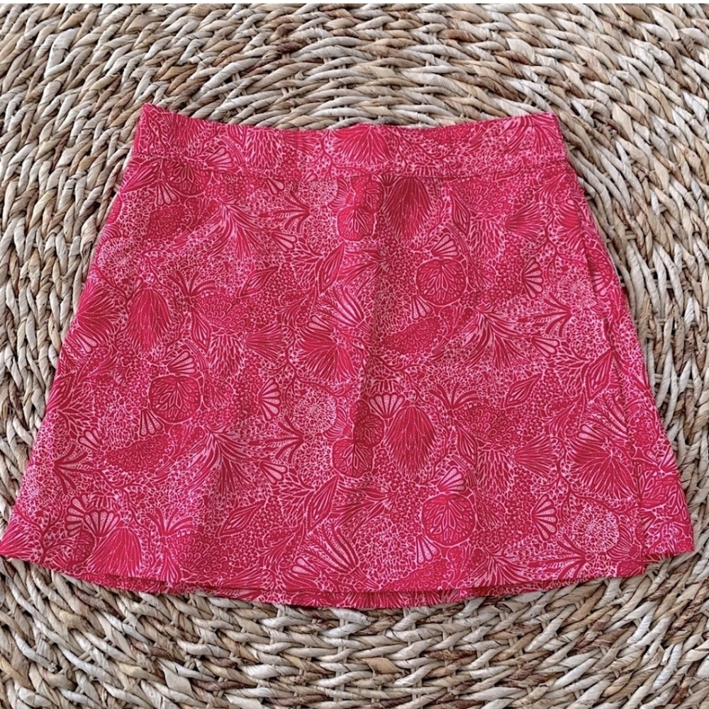 Ripskirt Hawaii Dark Coral and Pale Pink Skirt, Size Large.  NWT